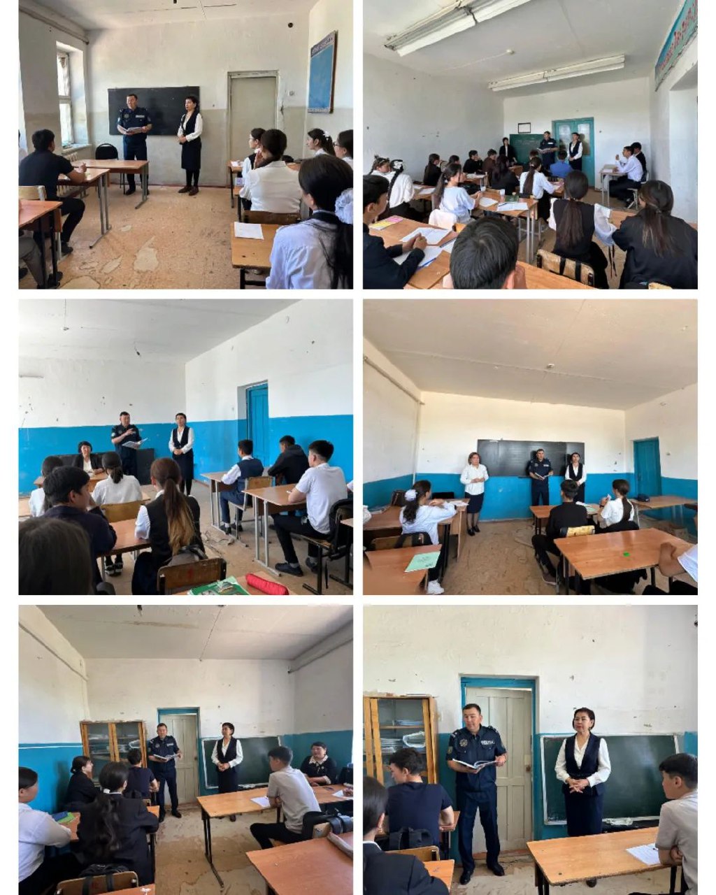 #Біртұтас_тәрбие_жамбыл  Мойынқұм ауданы Білім бөлімінің №2 орта мектебінің ДТІЖО Гүлзат Жусанбаева Ауыл учаскелік полиция майоры Абитаев Аділханның қатысуымен «Құқықтық тәрбие мен құқық бұзушылықтың алдын алу және болдырмау » тақырыбында